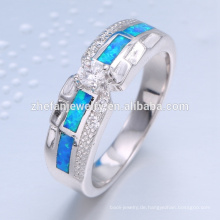 925 Silber Ring Halskette Fingerring Designs synthetischen Opal indischen Schmuck